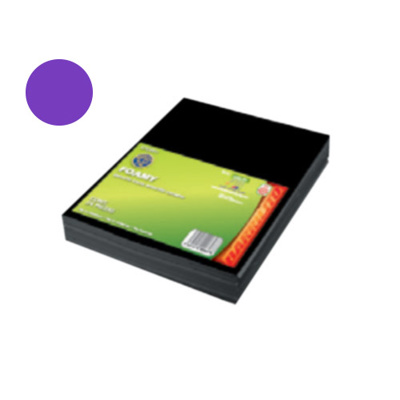 Barrilito foamy carta toalla morado pk 10 unidades ftn016