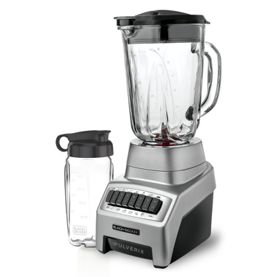 Black + decker licuadora pulverix 12 veloc 700w plata +vaso personal BL1140MS