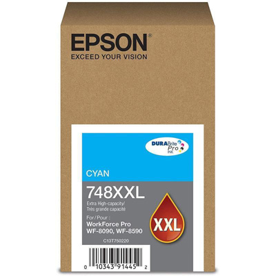 Epson cartucho cyan T748XXl220-AL wf-6090/6590