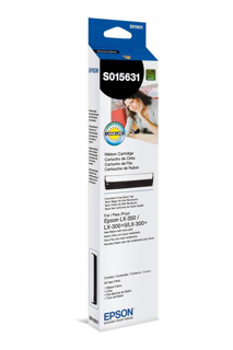 Epson cinta negra edg ribbon cartridge para LX350/LX300 S015631