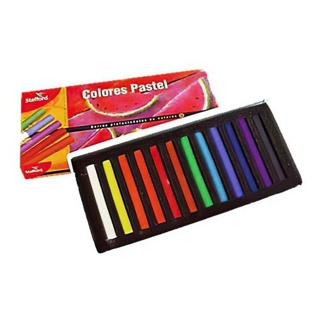 Azor tizas pastel seca 12 unidades colores surtidos 309DAD0500