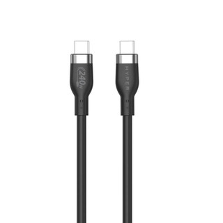 Targus cable de carga hyper USB-C 2.0 silicona 240W 3.3' negro - HJ4001BKGL