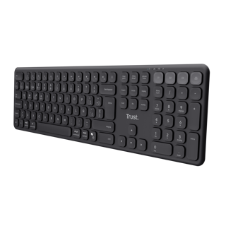 Trust Vaiya teclado inalambrico multidispositivo negro - 25635
