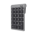 Trust teclado numerico inalambrico plata - 25709