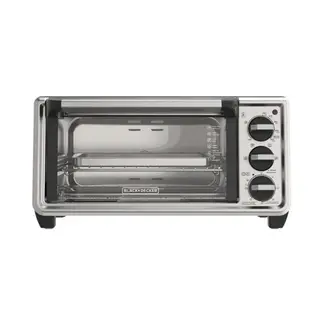 Black + Decker Horno tostador de 4 rebanadas convección natural, TO4130-0SDLA