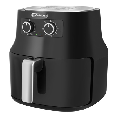 Black + Decker freidora de aire 4L negra HF4004B
