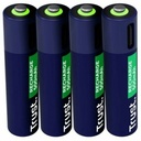 Trust pilas AAA recargables en USB-C 4 pack - 25671