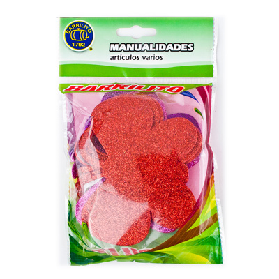 [BA00385] Barrilito calcomania de foamy mariposa fs002 con pegamento 9.6 cm 10 piezas 3 colores