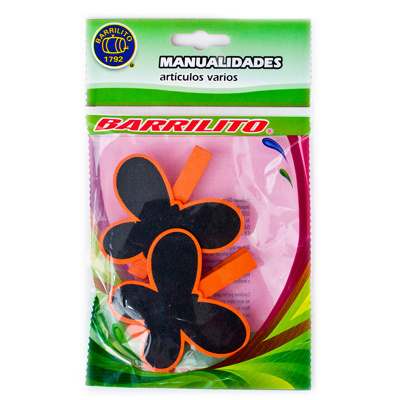 [BA00413] Barrilito clip de madera pizarron mariposa wclp14 2 piezas
