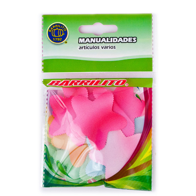 [BA00422] Barrilito estrellas de satinada 074 45 mm. 20 piezas