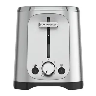 [BD00523] Black+Decker tostadora de pan 2 Rebanadas con 7 niveles ajustables - TR1227-0SDLA