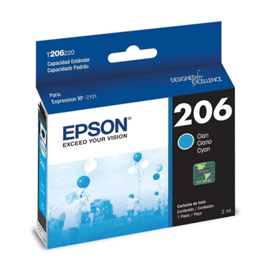 [EP00459] Epson cartucho T206220-AL 206 cian xpression XP-2101