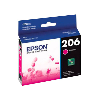 [EP00460] Epson cartucho T206320-AL 206 magenta xpression XP-2101