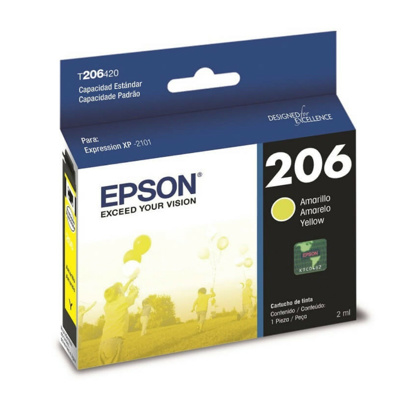 [EP00461] Epson cartucho T206420-AL 206 yellow xpression XP-2101