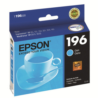[EP00634] Epson cartucho cyan para XP-101/201/401 workforce WF2512/WF2532 T196220-AL