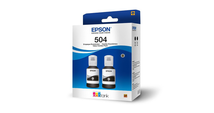 [EP00911] Epson pack de 2 piezas de tintas T504 negro - T504120-2P