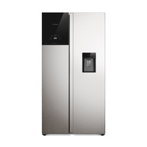[FG00164] Frigidaire Refrigerador Side by Side de 19 pies Inverter con dispensador Plateado FRS19F3N5BI
