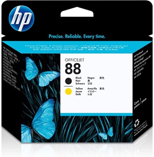 [HP02032] HP cabezal negro-amarillo #88 C9381A