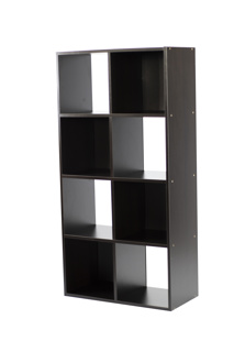 [KN00028] Kenneth Cole librero cubo unit color negro W61.5 x H122.5 x D29.5 cm-KCWD2022052-B