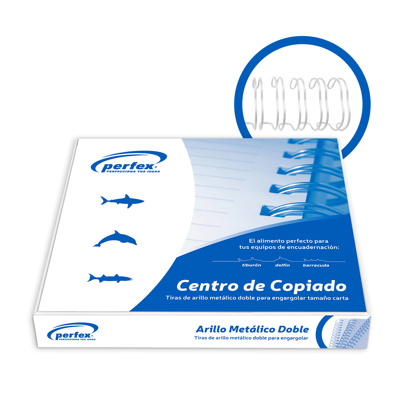 [PX00047] Perfex arillo metalico paso 3:1 7/16'' caja 80 unds