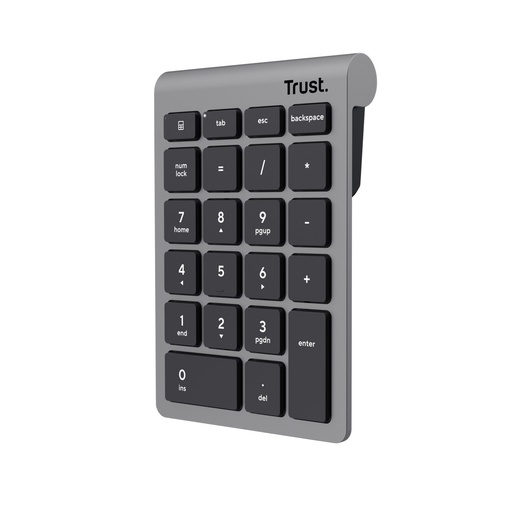 [TR00162] Trust teclado numerico inalambrico plata - 25709