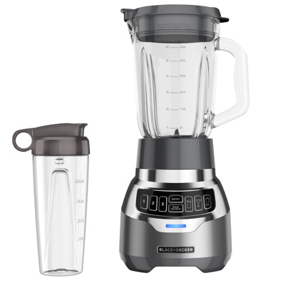 [BD00262] Black + Decker licuadora digital 900w silenciosa inox + vaso personal BL1300DG-PLA