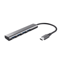 [TR00043] Trust adaptador USB-C 4 puertos USB-A 5 gbps puerto USB-C - 24948