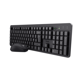 [TR00106] Trust combo teclado y mouse inalambrico silencioso TKM-360 en español - 25356 CAJA MARRÓN